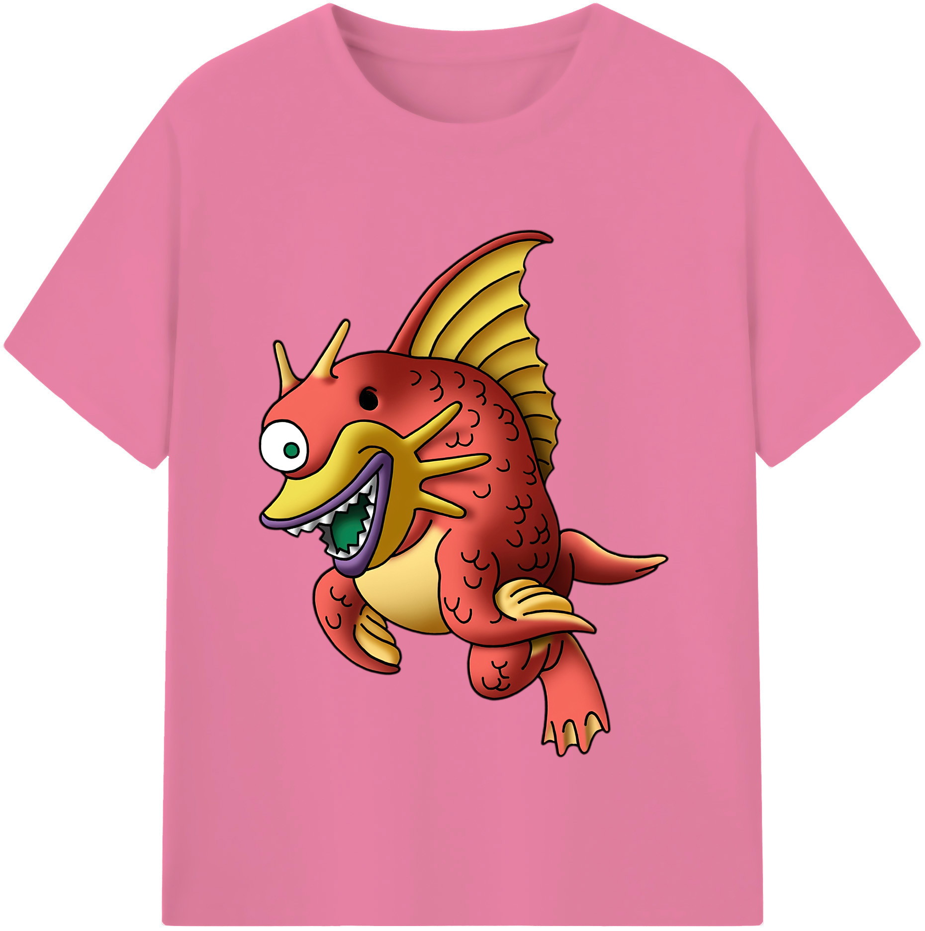 （画像用） ドラゴンクエスト Doragon Kuesuto Dragon Quest 綿100％半袖Tシャツ（フロントプリント）